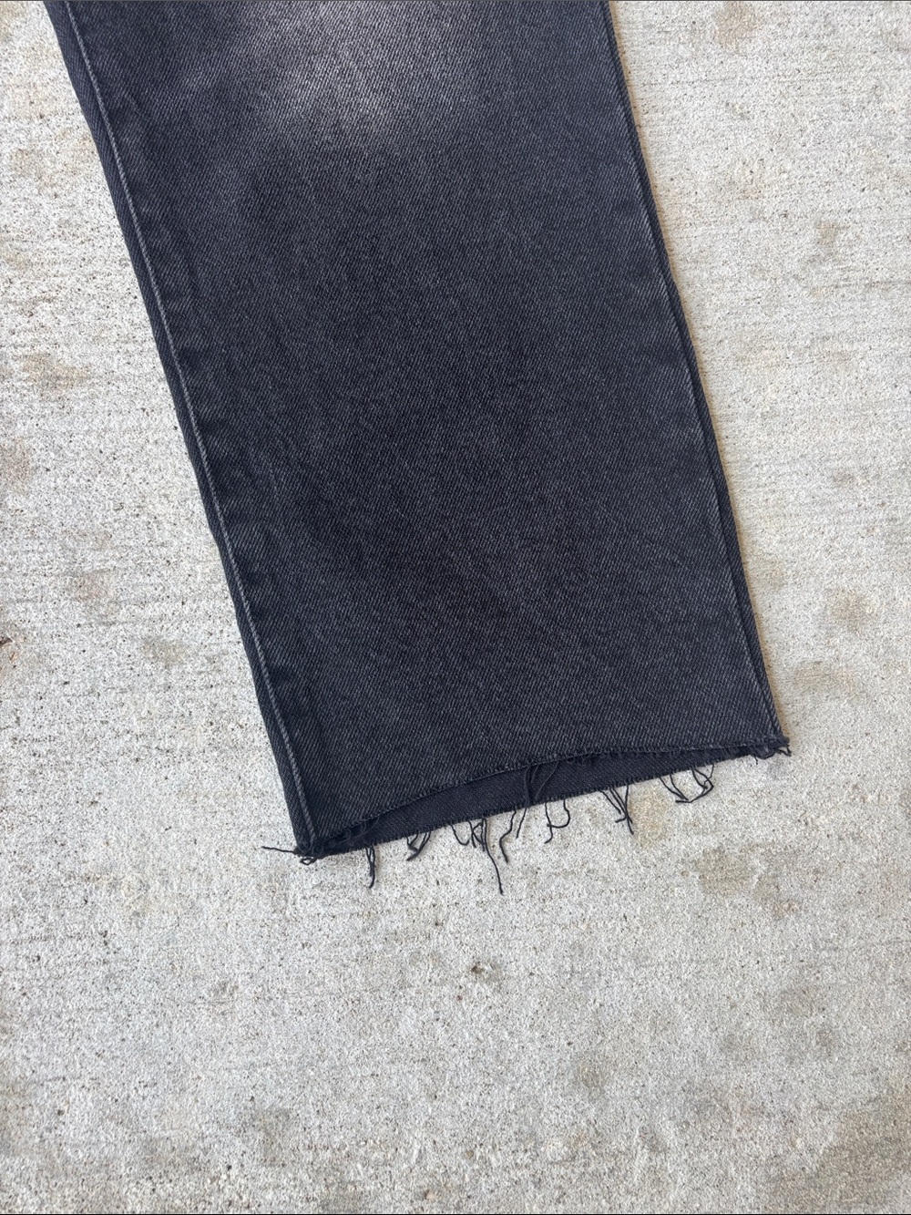 torrid Black Washed Boyfriend Jeans with Distressed Detail - Picture 9 of 15